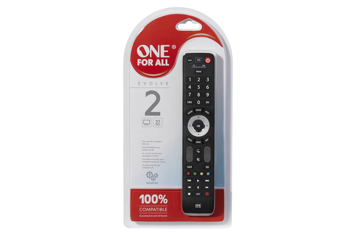 One For All Evolve 2 Universal Remote Control | URC7125-3