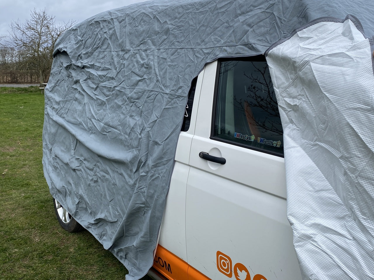 Vw T25t3t4t5t6 Campervan Cover | Grey | Full Size-4