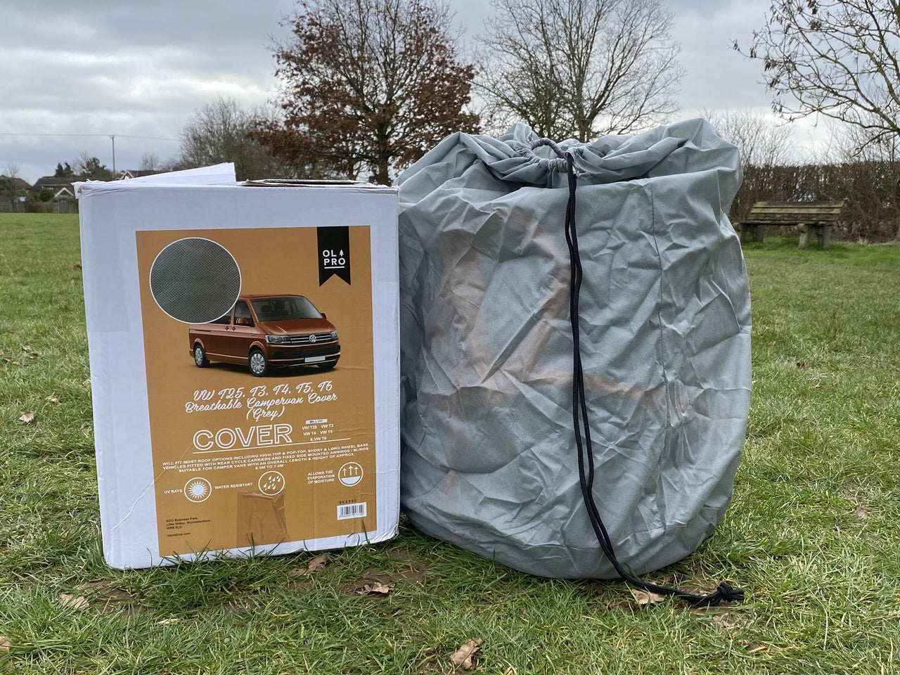 Vw T25t3t4t5t6 Campervan Cover | Grey | Full Size-3