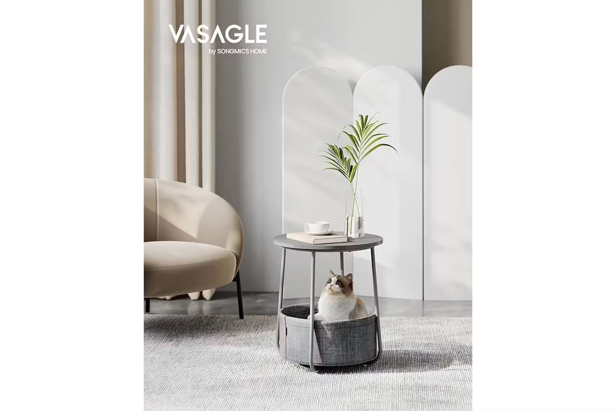 Vasagle Side Table | Dove Grey/Slate Grey [Ex-Display - DC250587-000191]-2