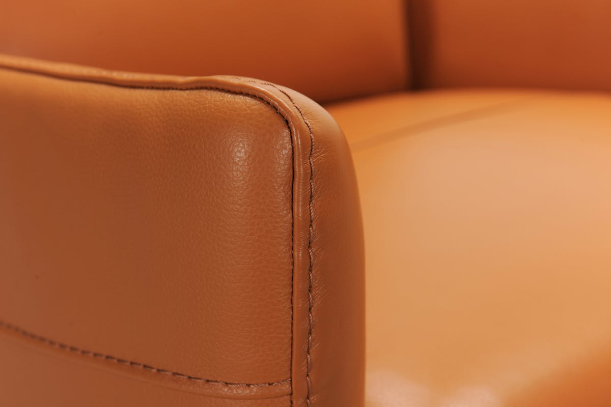 Wendy Accent Chair | Leather | Mustard-7