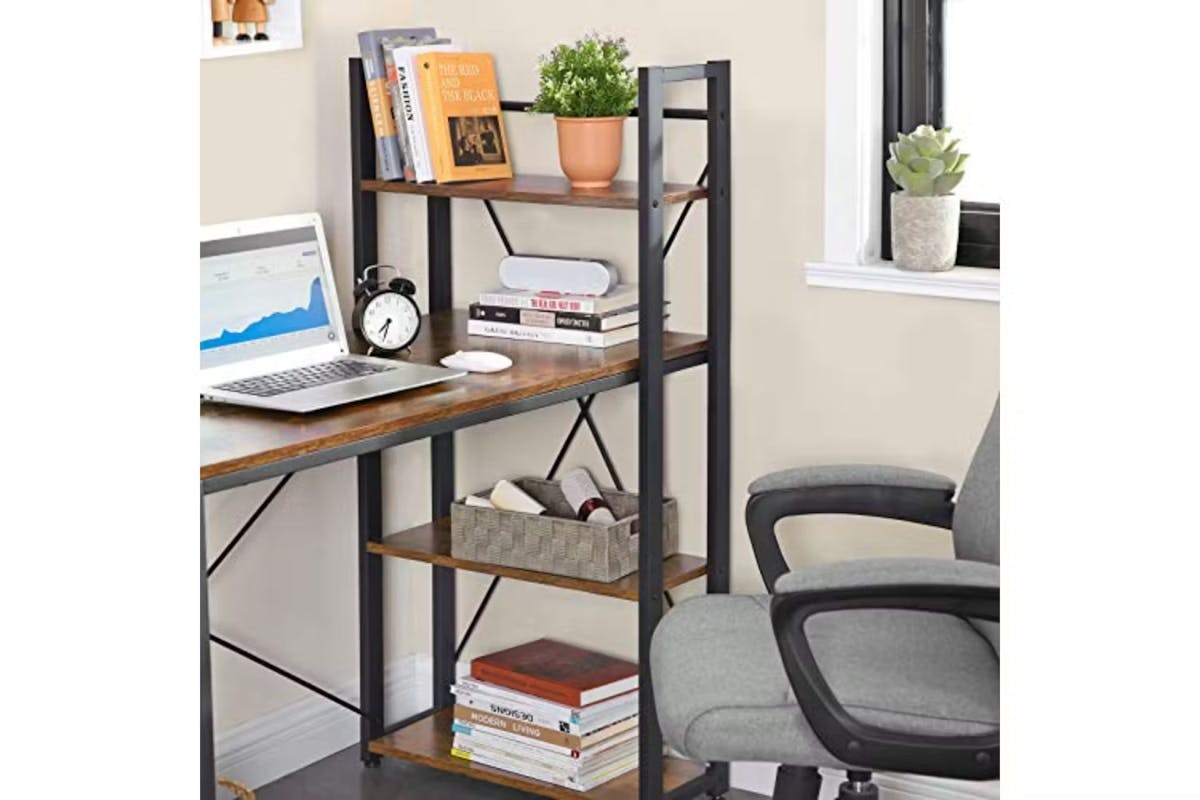 Vasagle Computer Desk | 120cm | Vintage Brown/Black [Ex-Display - DC250587-000077]-3